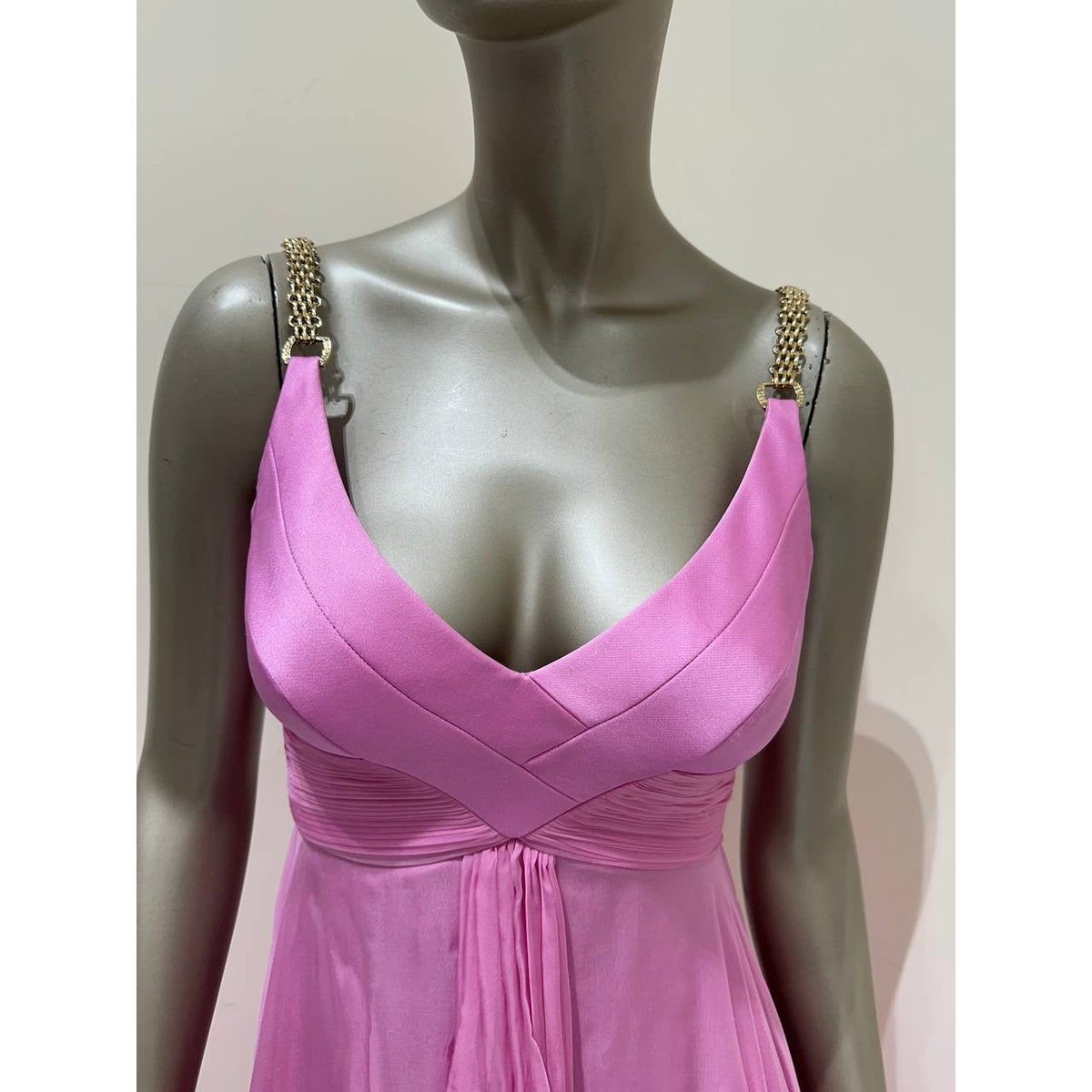 Gianni Versace Pink Runway Evening Dress IT 40 Pre-owned