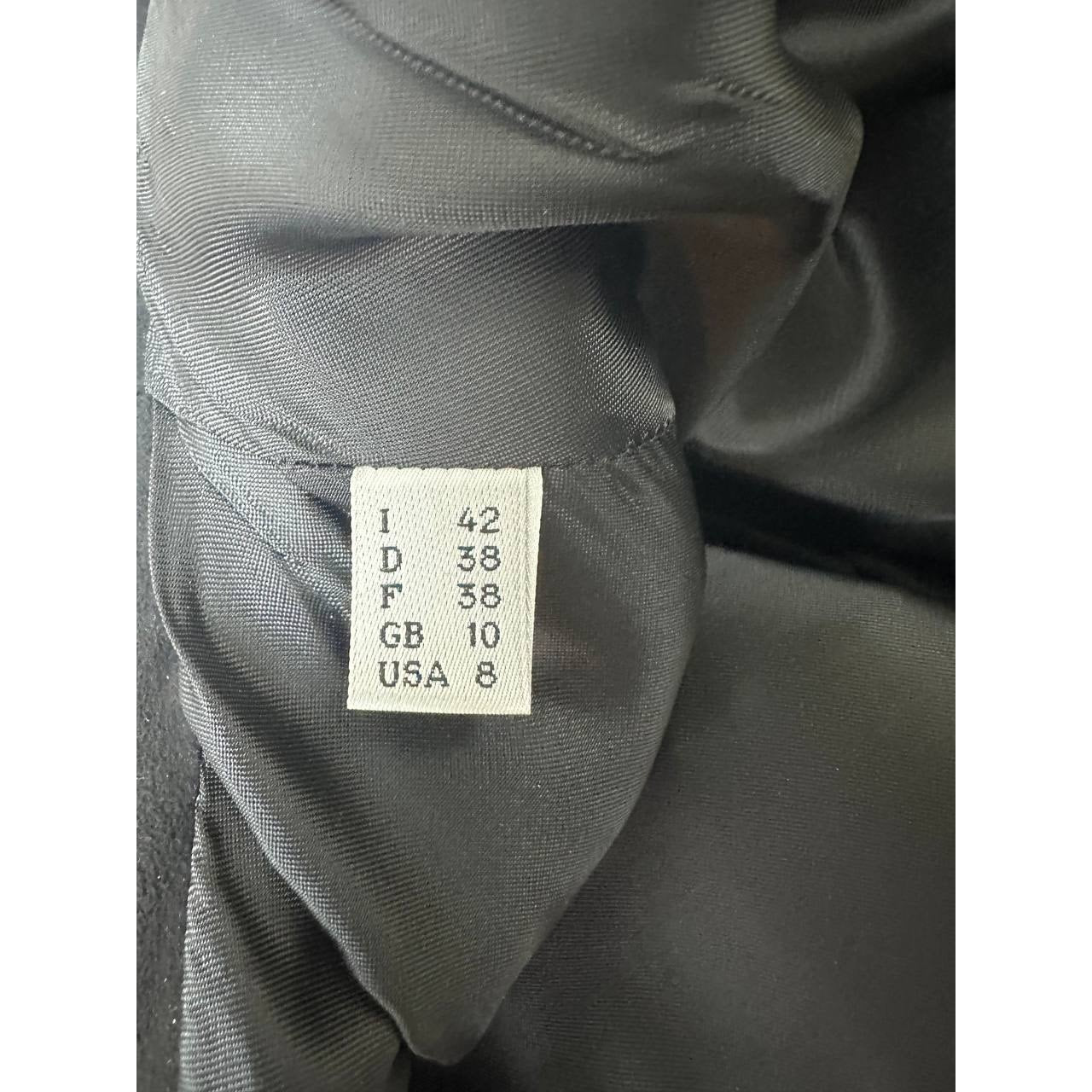 Elegant Moschino Fur & Leather Coat - IT Size 42 pre-owned