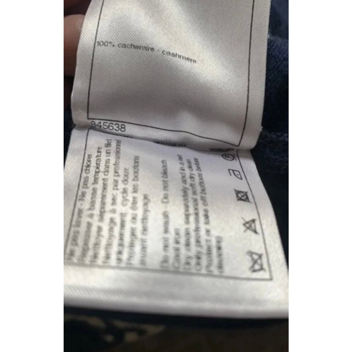 Chanel Pre-Spring 2021 Cashmere Dress - Size S Pre-owned