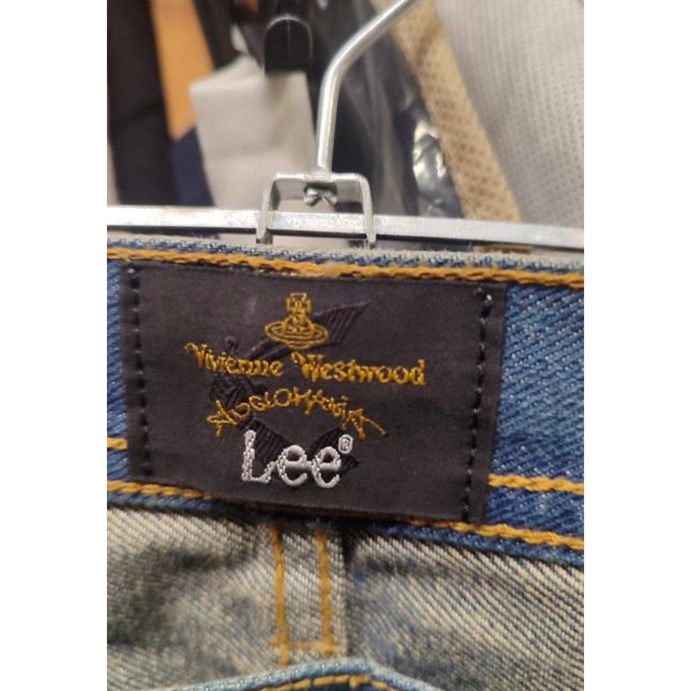 Vivienne Westwood x Lee Embroidered Straight Leg Jeans Sz.31 Pre-owned