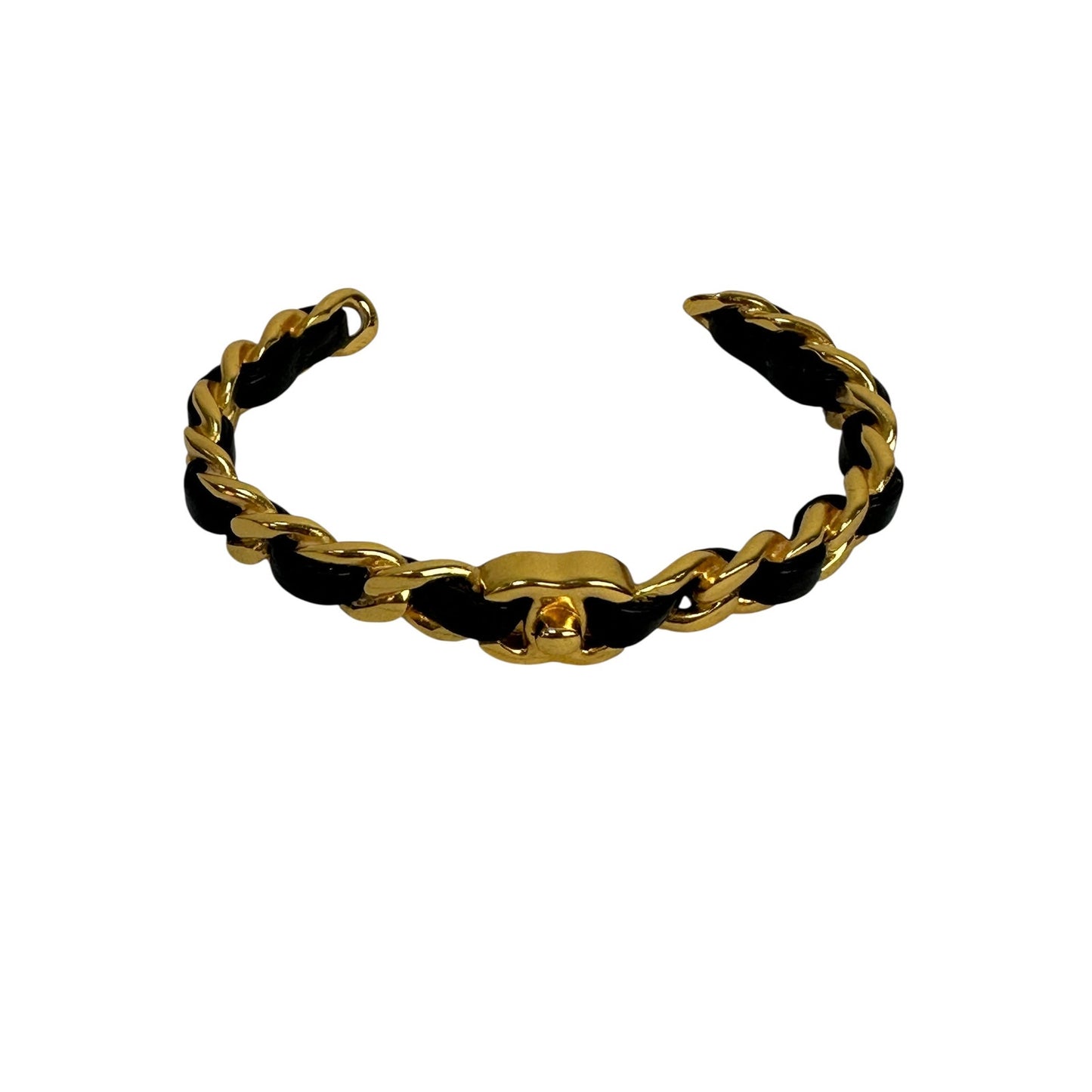 Chanel Chain leather Detail Bracelet Pre-owned