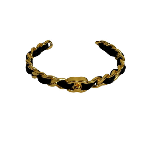 Chanel Chain leather Detail Bracelet Pre-owned