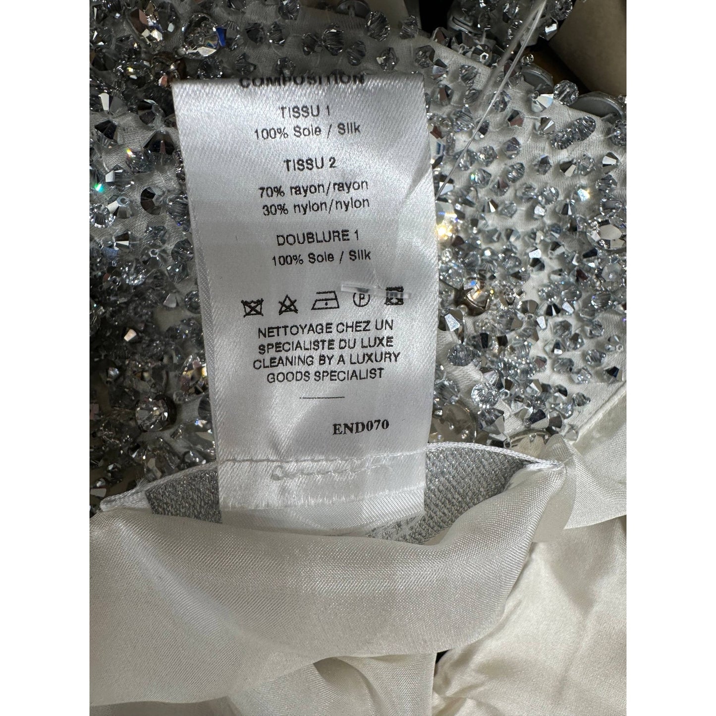Azzaro Sequin Bow Cocktail Mini Dress S/S 2011 Sz.38 Pre-owned