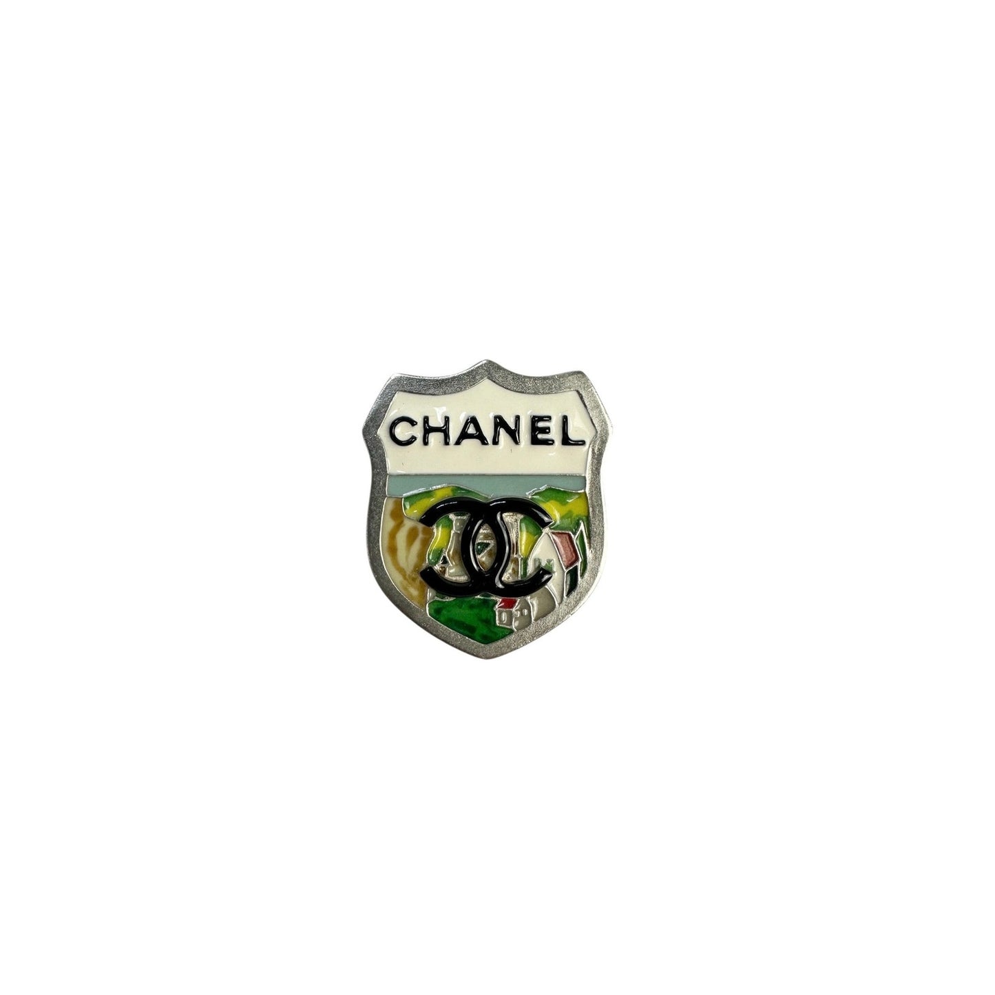 Chanel 2015 Metal  CC Pin Pre-owned