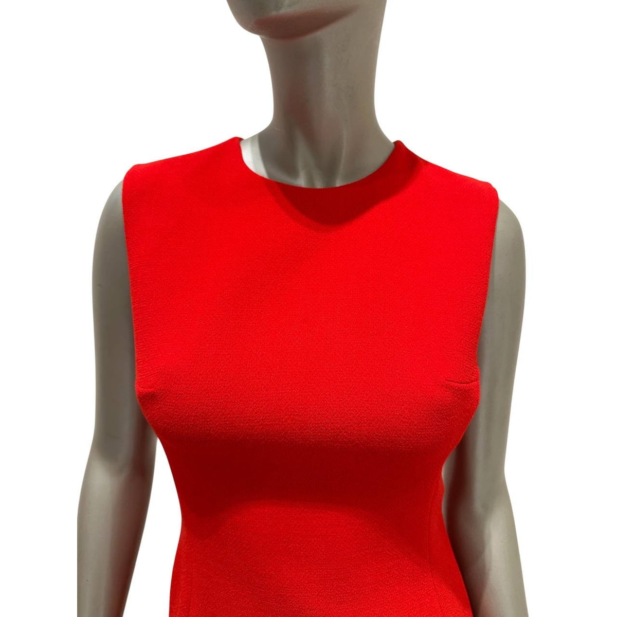 Christian Dior Red Wool A-Line Mini Dress Sz.38 Pre-owned