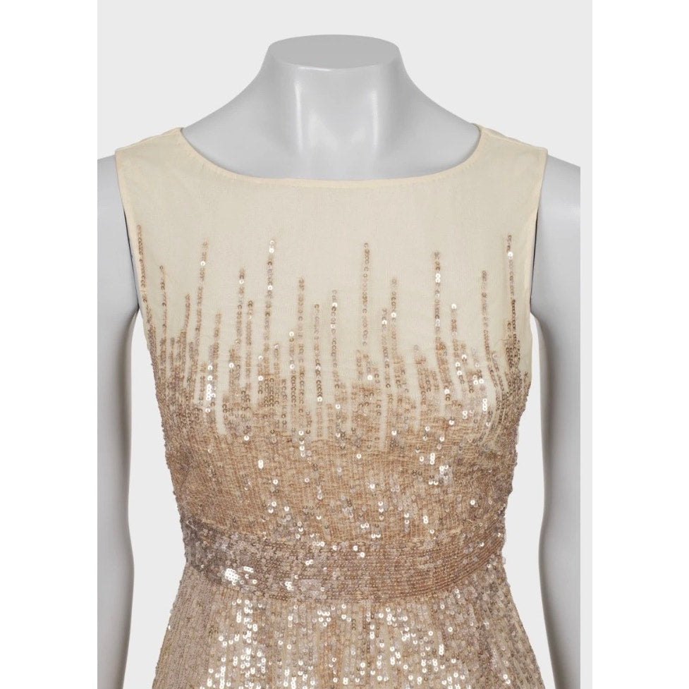 Valentino Red Sequin Mini Dress - Size XS pre-owned