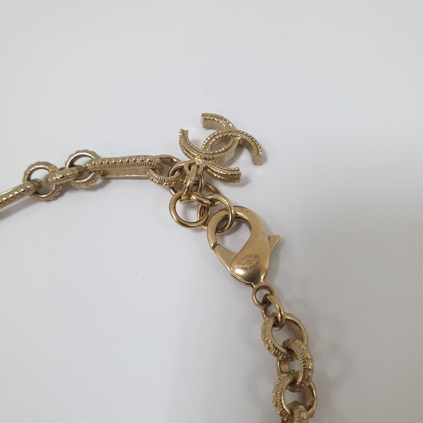 Chanel Gripoix & Strass CC Pendant Necklace Pre-Owned