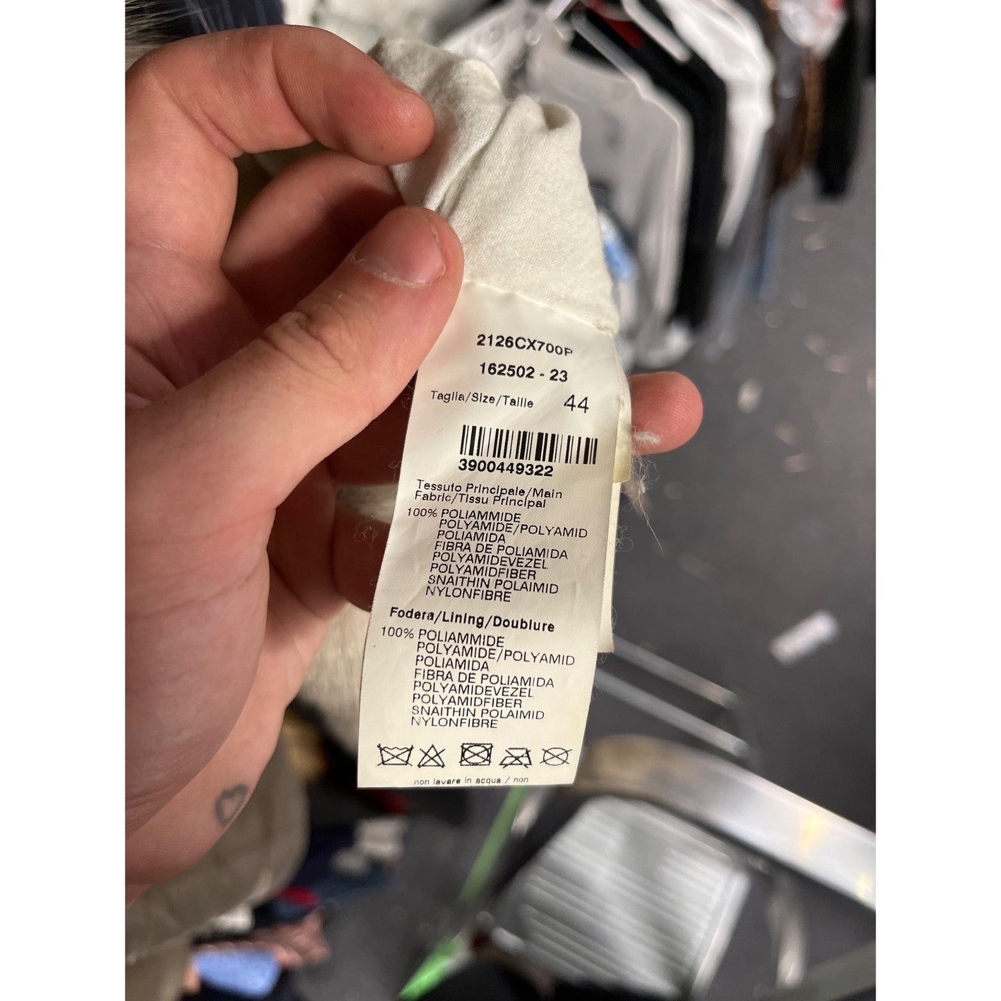 Montecore White Long Vest IT 44 Pre-owned