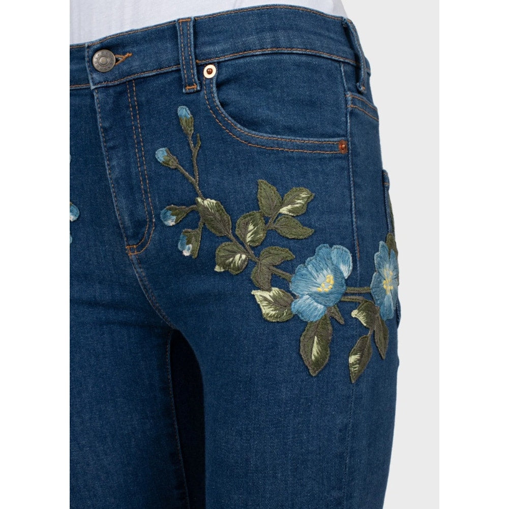 Gucci Skinny Patched Blue Denim Jeans Sz.W27/M Pre-owned