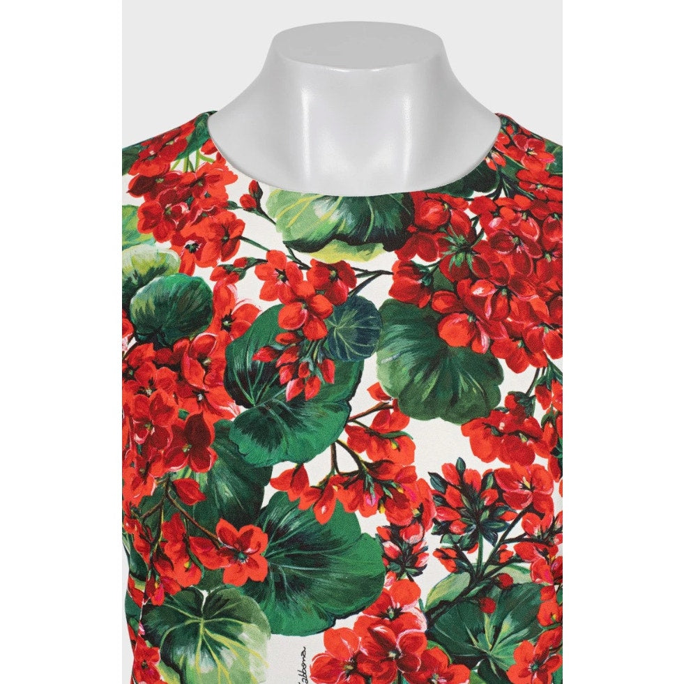 Dolce & Gabbana Floral Print Sleeveless Dress IT40 / S Pre-owned