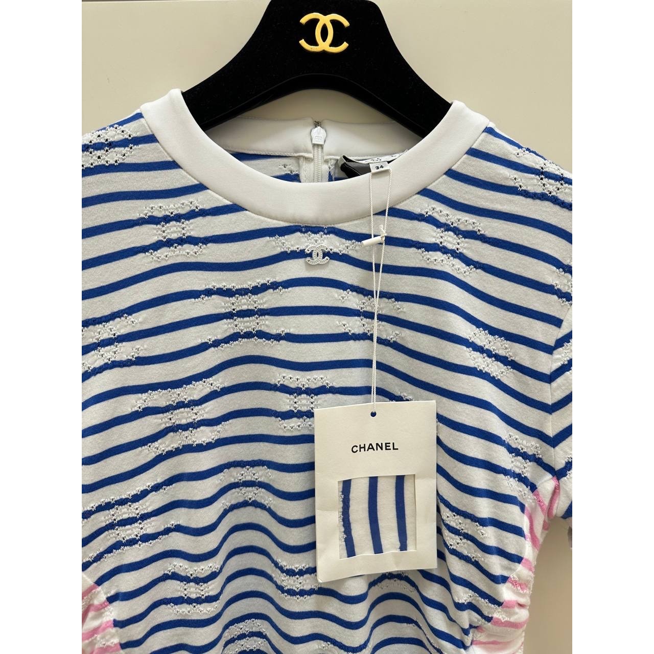 Chanel COCO Mark  24S Collection T-Shirt Top  Sz.34/XS Pre-owned
