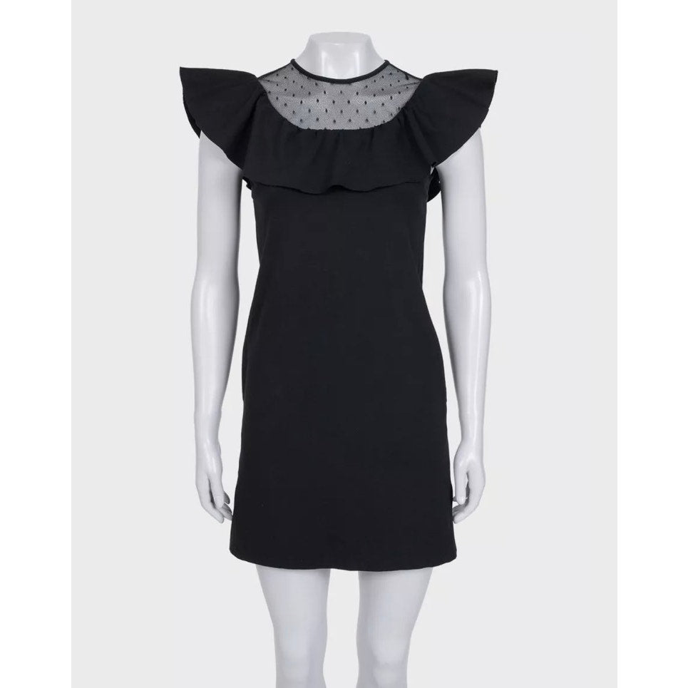 Red Valentino Black Fitted Dress Sz.XS pre-owned