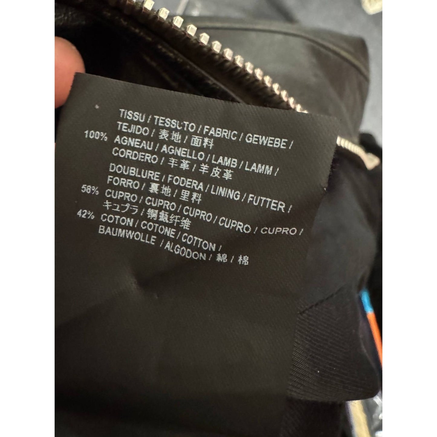 Saint Laurent Black Leather Fitted Biker Jacket Sz.36/S Pre-owned