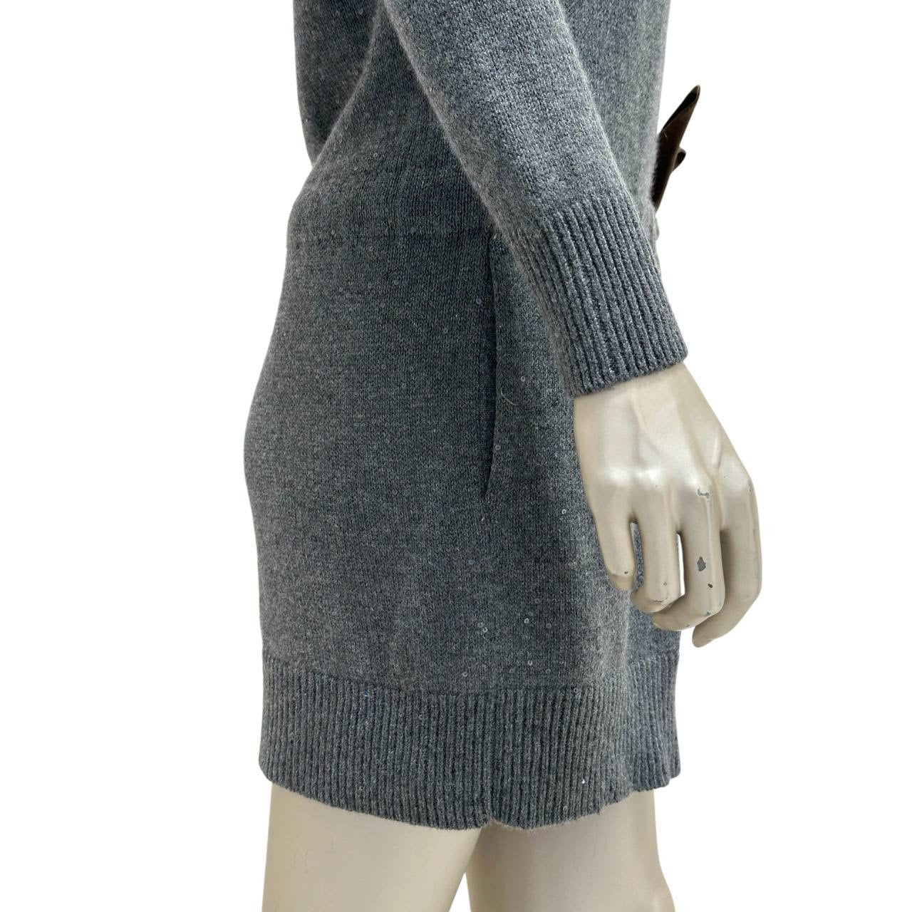 Brunello Cucinelli Elegant Wool Leather Belt  Dress Sz.XS/S pre-owned