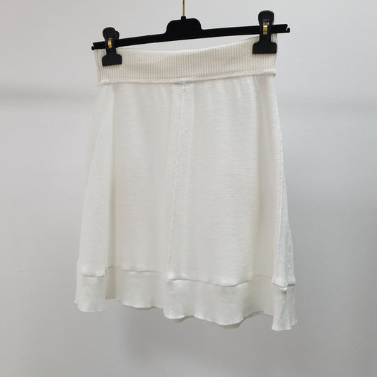 Sonia Rykiel Whight Knitted Mini Dress Sz.38 pre-owned