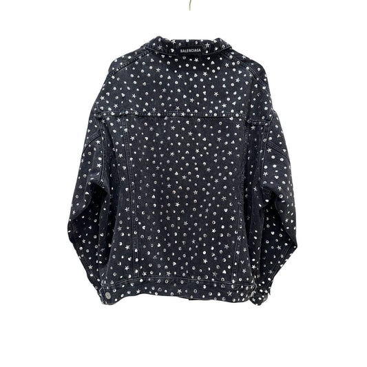 Balenciaga Grey Denim Jacket - Women's Size 34 Pre-owned