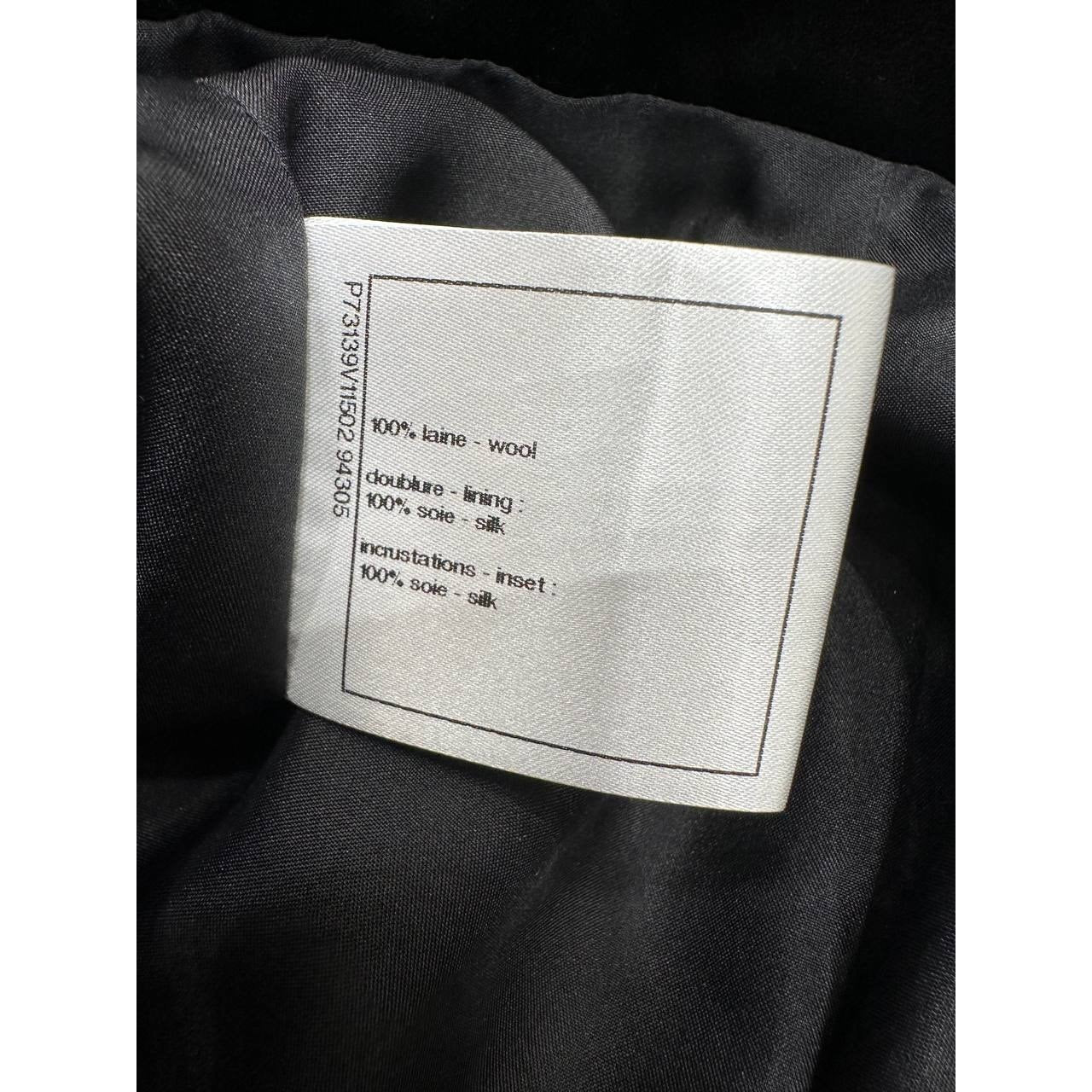 NWTChanel Wool Pants Trousers,Size 36 pre-owned