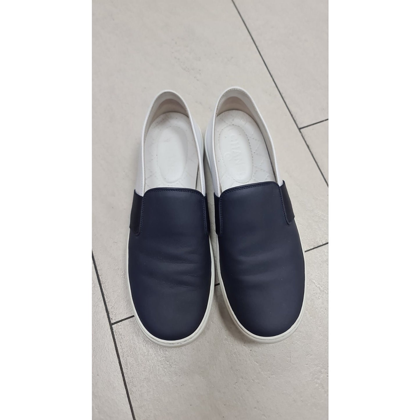 Chanel Slip-on leather flats Sz.40,5