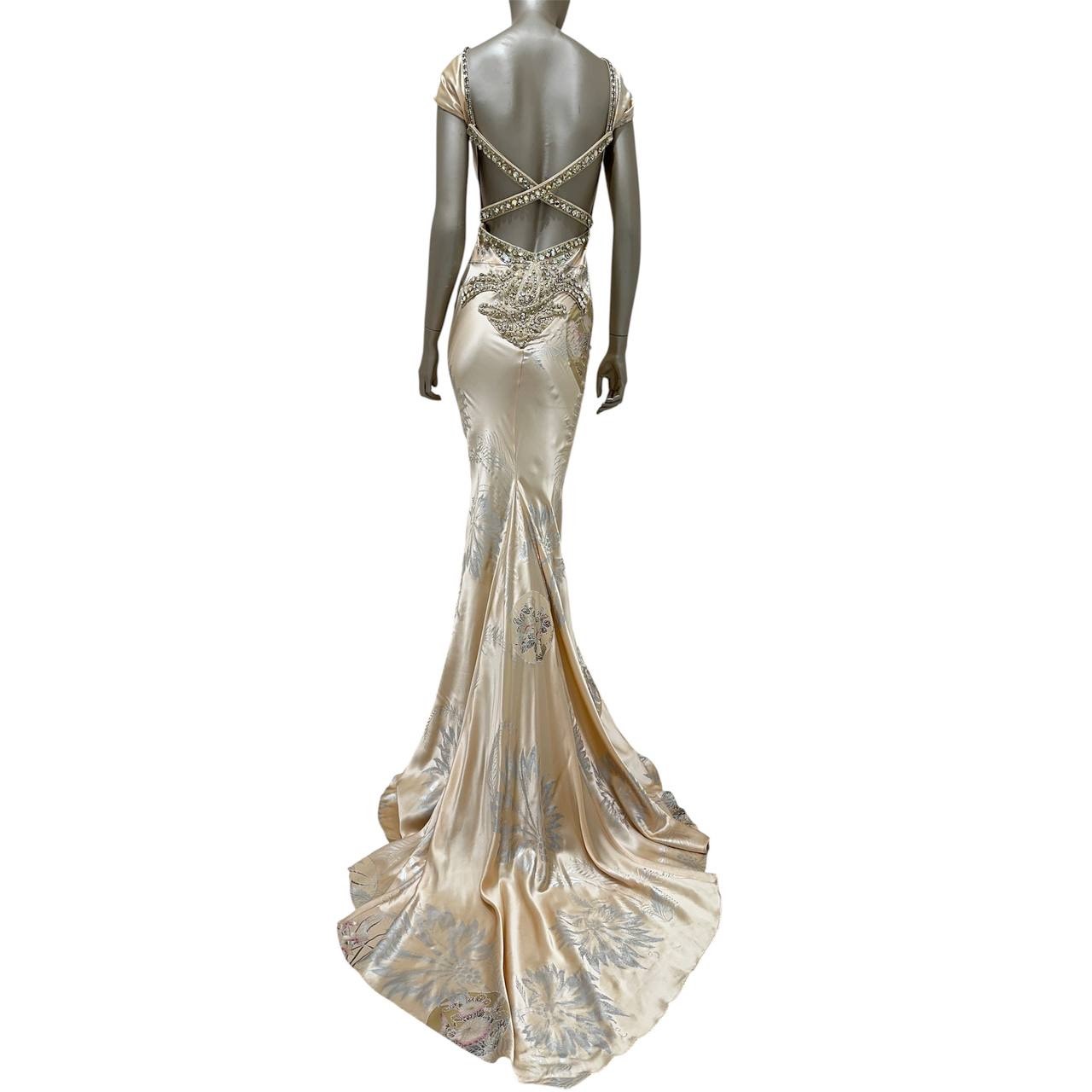 Roberto Cavalli Rare 2006 Runway Gown  Sz.IT40 Pre-owned