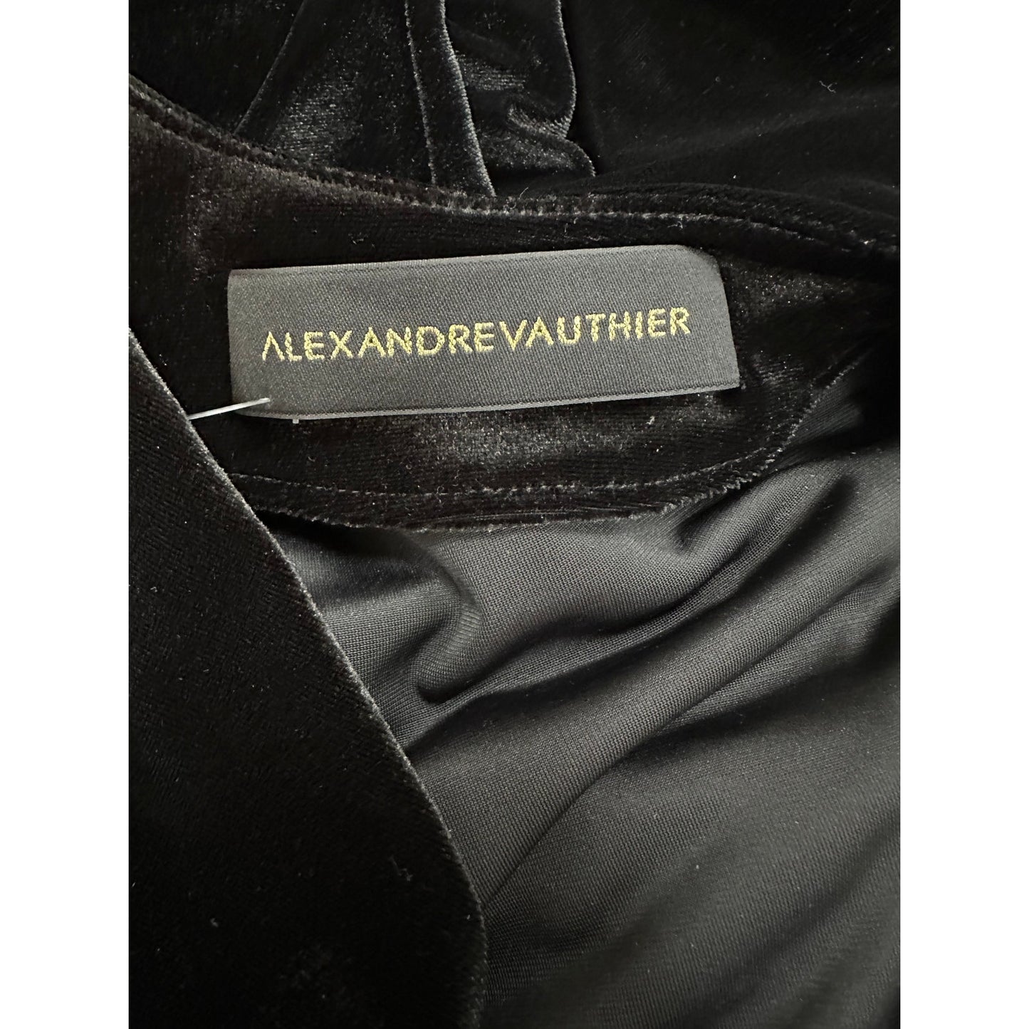 Alexandre Vauthier Velvet Wrap Dress Size 36 Pre-owned