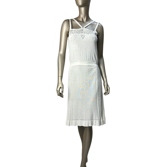 Chanel Lace-trimmed Slip Dress  Sz.38 Pre-owned