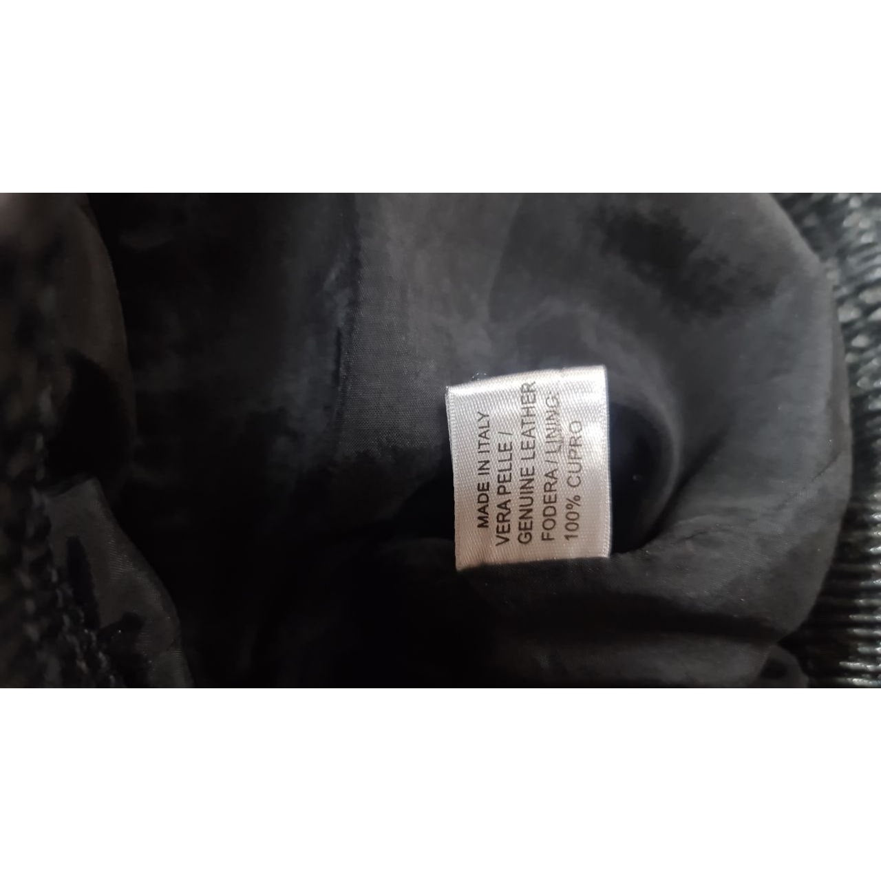 Bottega Veneta Black Leather Jacket Sz.42 Pre-owned