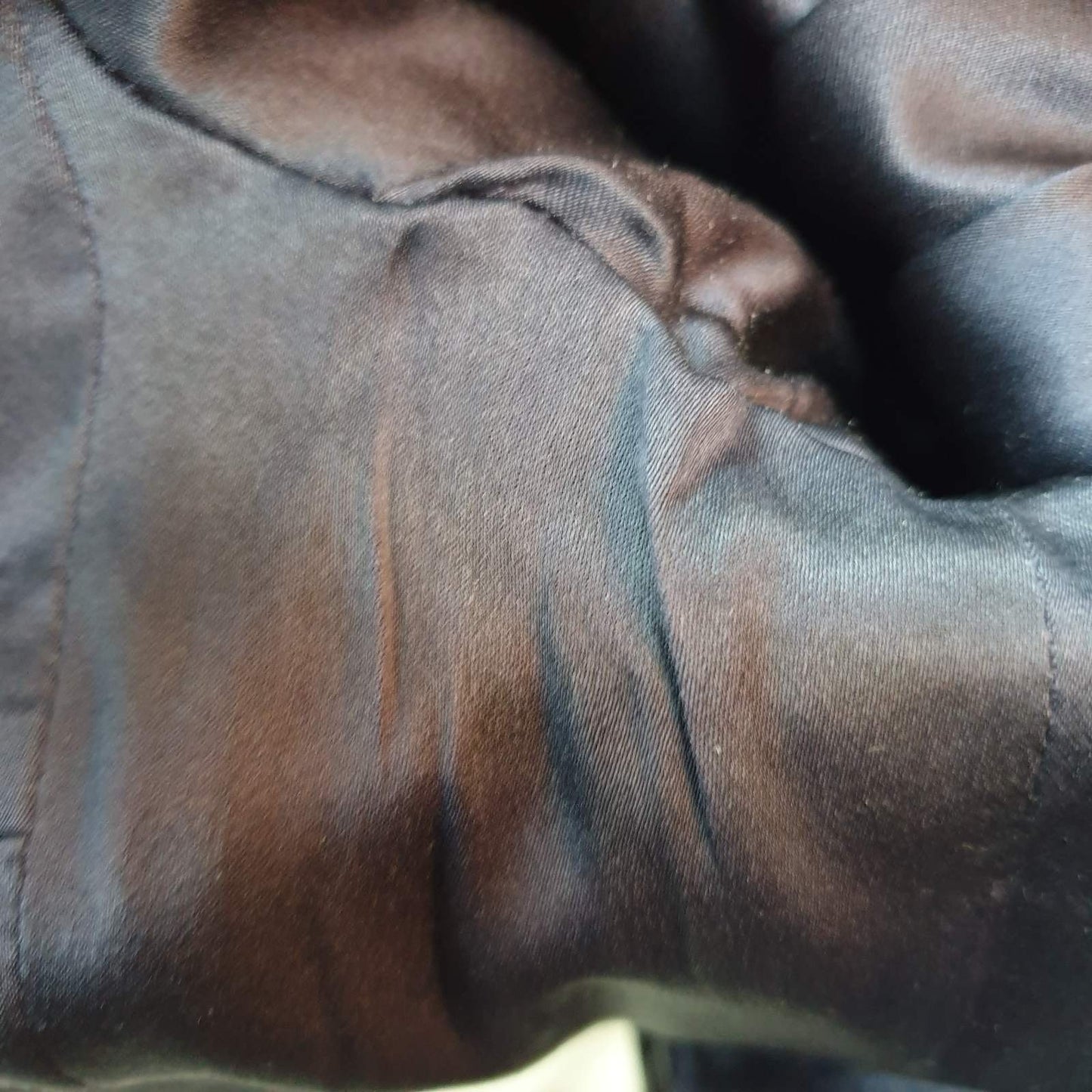 Chanel Vintage 2007 Blue Silk Logo Jacket Skirt Suit Set Sz.44 Pre-owned