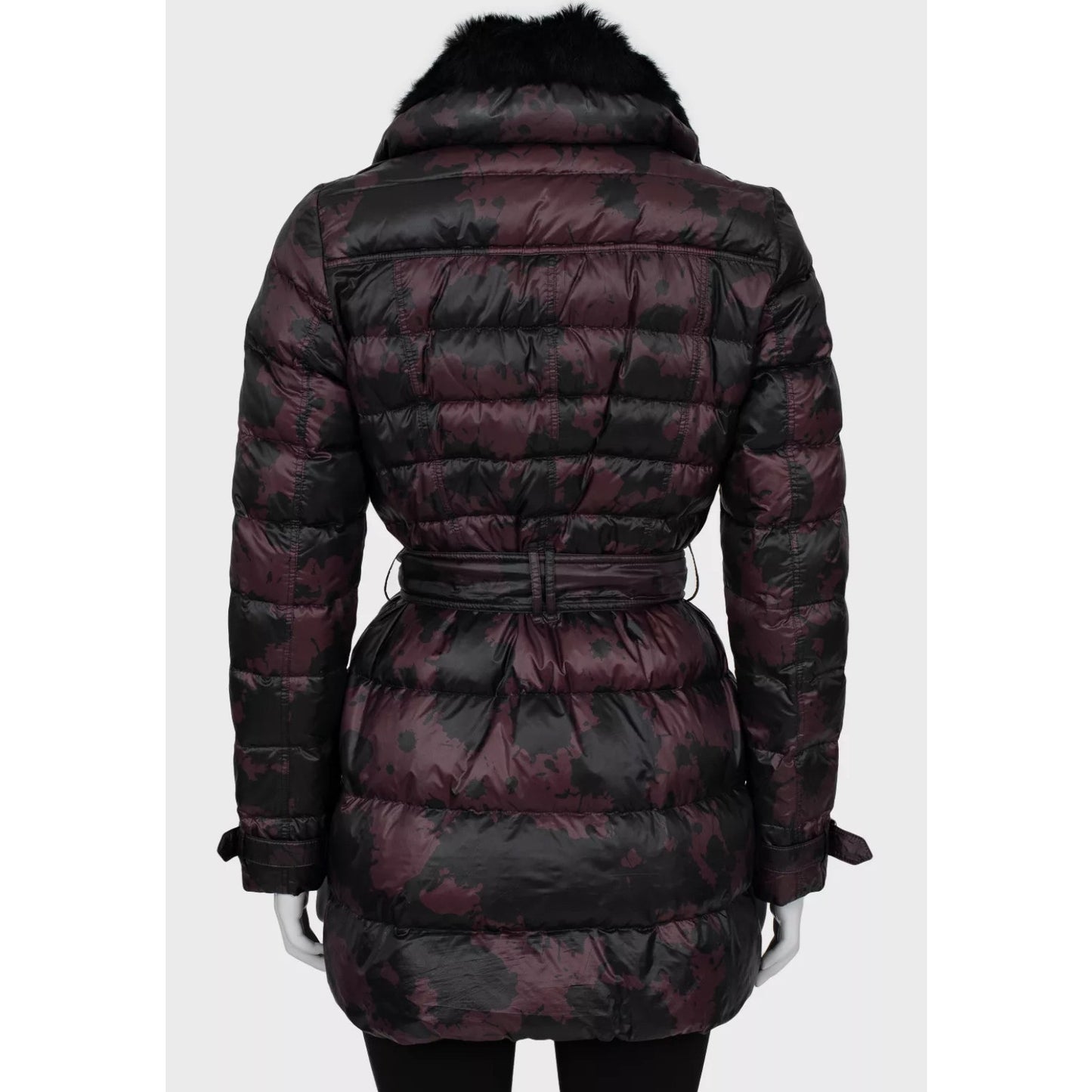 Burberry Brit Printed Fitted Down Coat  Sz.S Pre-owned