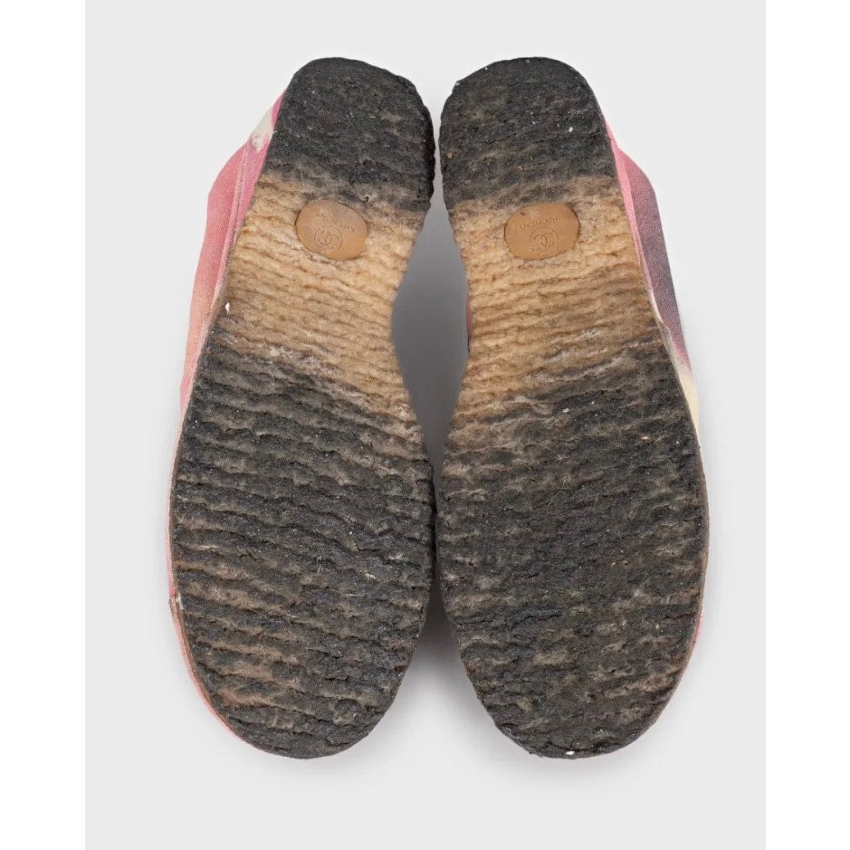 Chanel Pink Suede Pumps with Iconic Logo - Size 38 Pre-owned