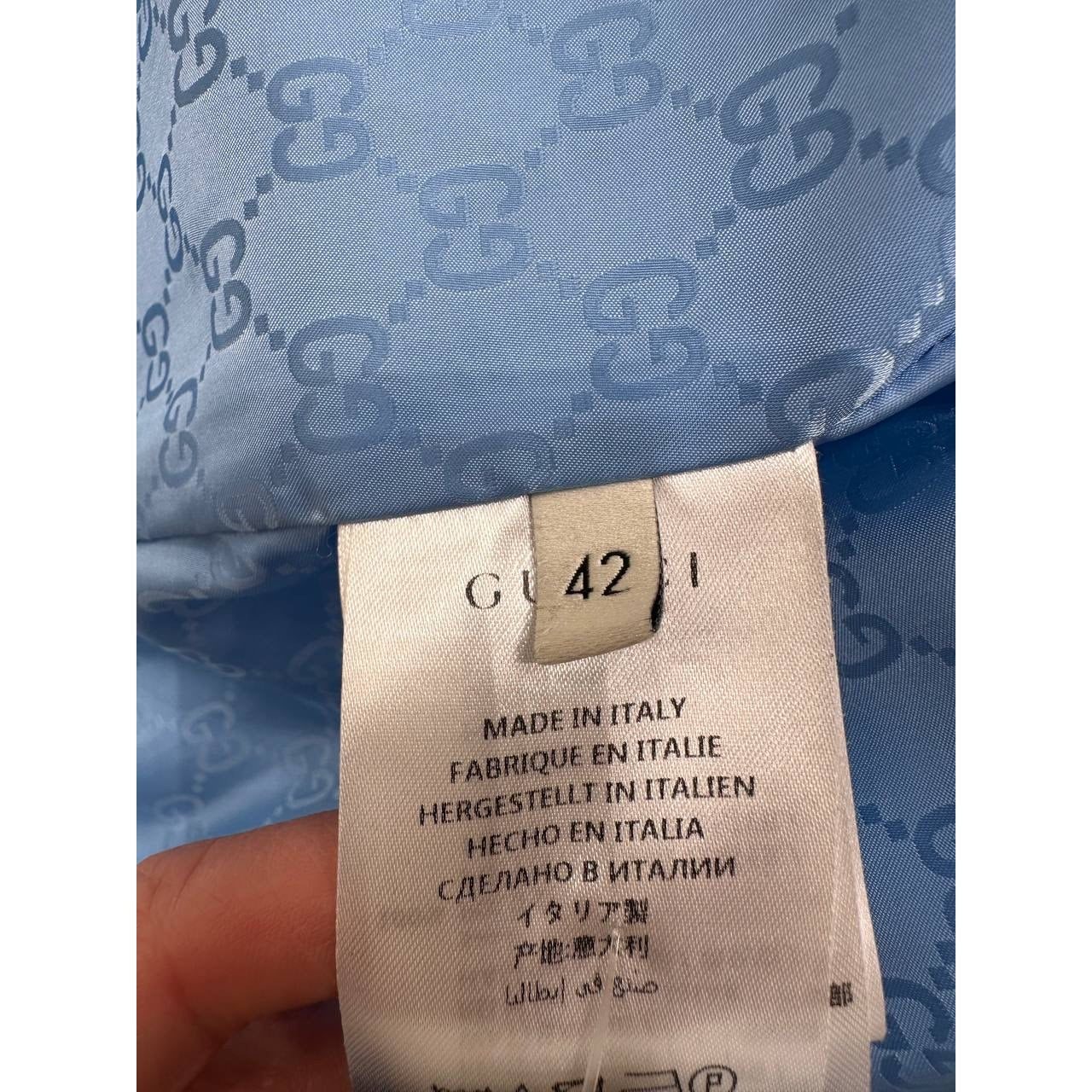 Gucci White Rose Collar Vest Puffer Jacket - Size 42 Pre-owned