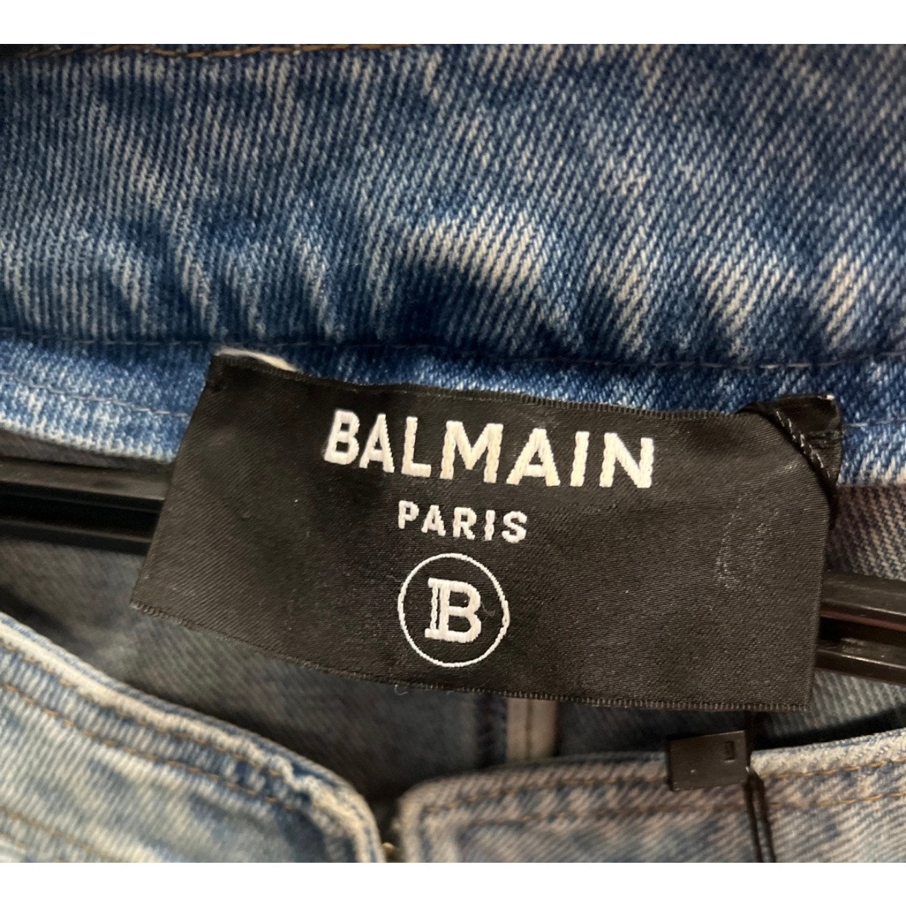 Balmain Raw-Edge Denim Jacket - Size FR38 / M pre-owned