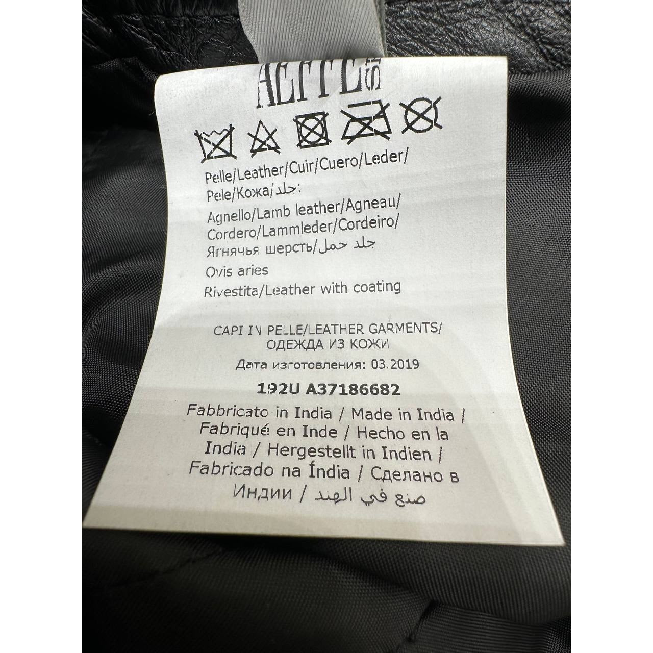 Alberta Ferretti Leather Pants - Size 40 Pre-owned