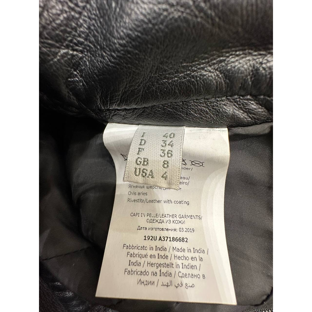 Alberta Ferretti Leather Pants - Size 40 Pre-owned
