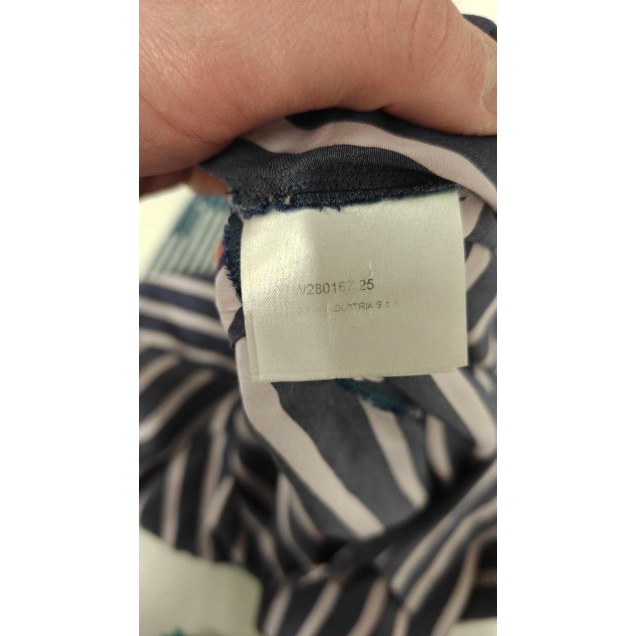 Vivienne Westwood Striped Oversize Viscose Blend Shirt Sz.42/M Pre-owned
