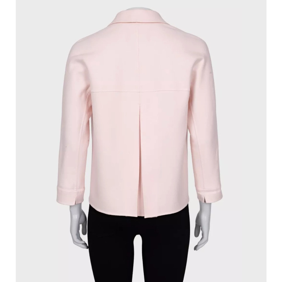 Loro Piana Pink Cashmere Zip/Button Jacket - Size S