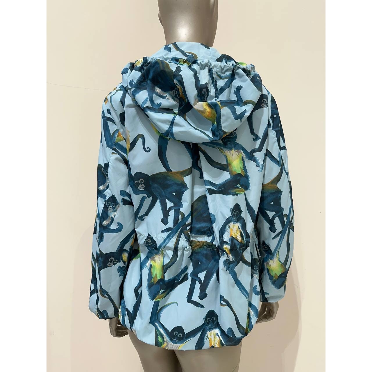 Valentino Sub-Zero Couture Monkey Print Hooded Jacket IT 40 Pre-owned