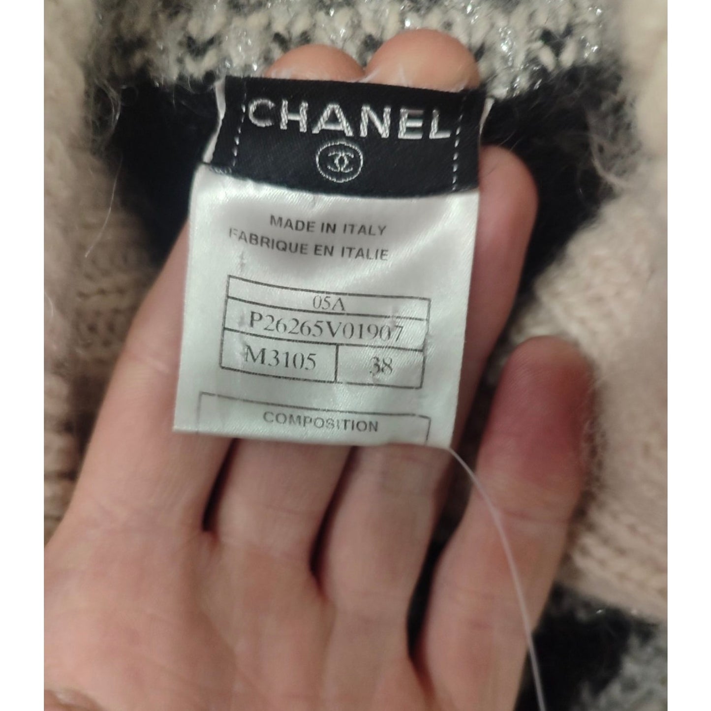 Chanel Luxury Cashmere Blend Belted Cardigan Sz 38/M Pre-owned