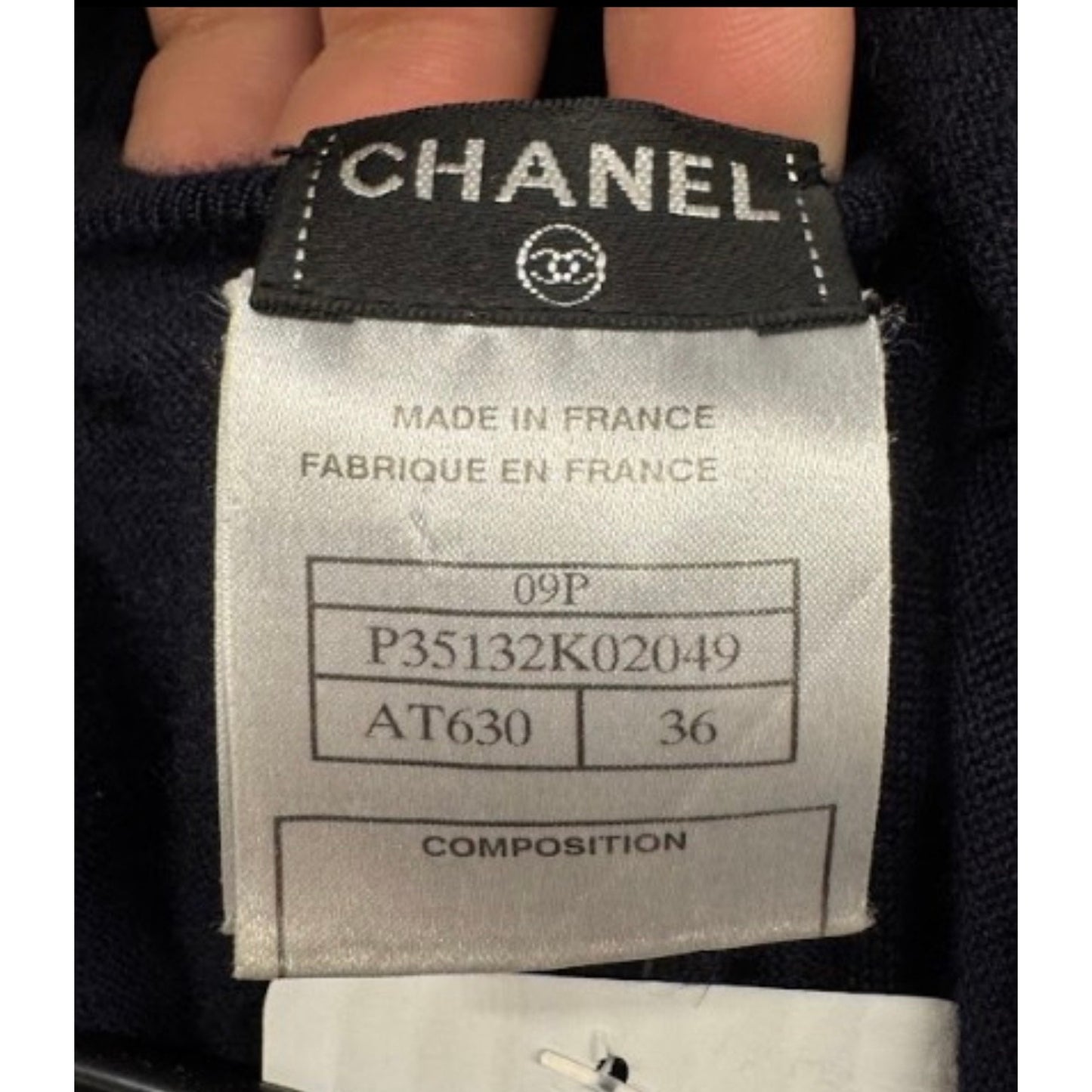 Chanel Luxurious Blue Cashmere Open-Front Cardigan Size36/ S Pre-owned