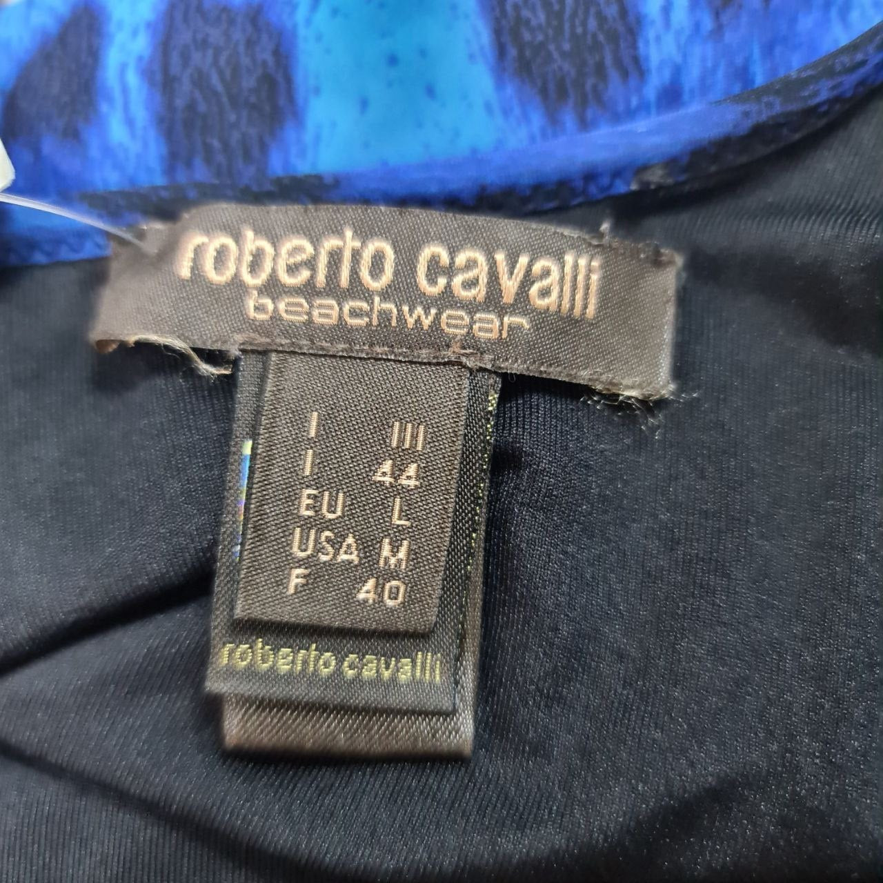 Roberto Cavalli One-Shoulder Animal Print Swimsuit M/L Pre-owned