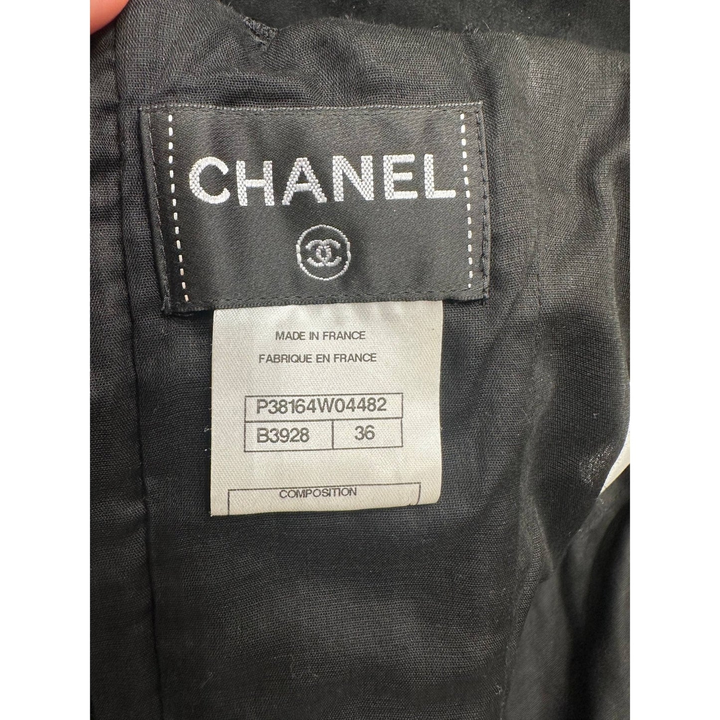 Chanel 10S Black & White Chic Close-Fit Dress FR36 S Pre-owned