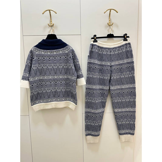 Chanel Cashmere Knit Set Sz.38 Pre-owned