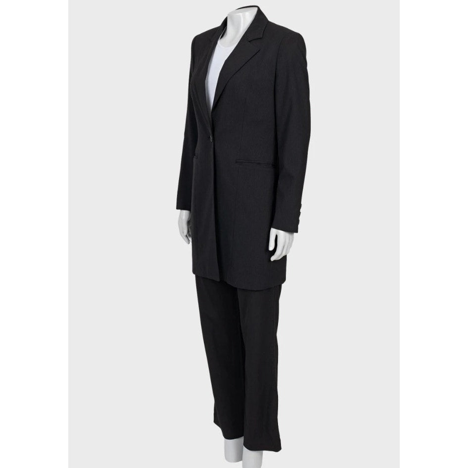 Gianfranco Ferré Black Wool Suit - US8/L Pre-owned
