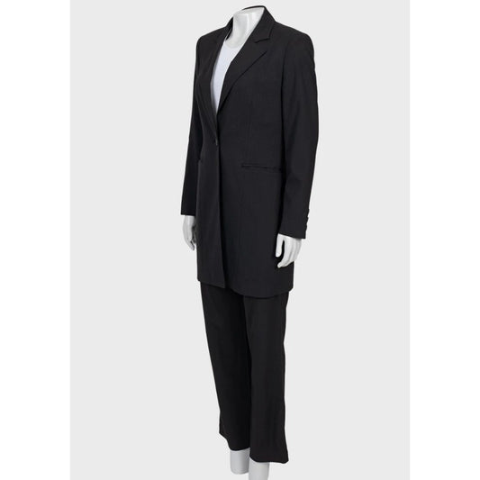 Gianfranco Ferré Black Wool Suit - US8/L Pre-owned