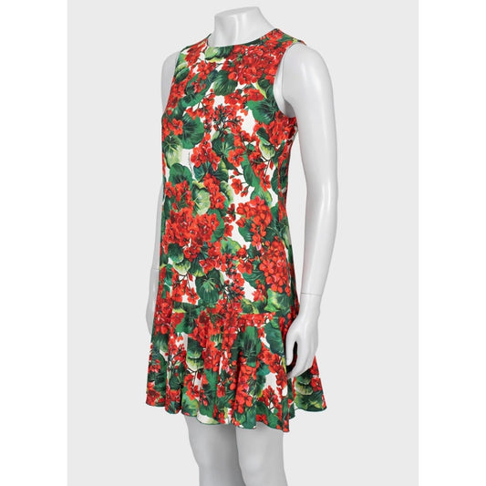 Dolce & Gabbana Floral Print Sleeveless Dress IT40 / S Pre-owned