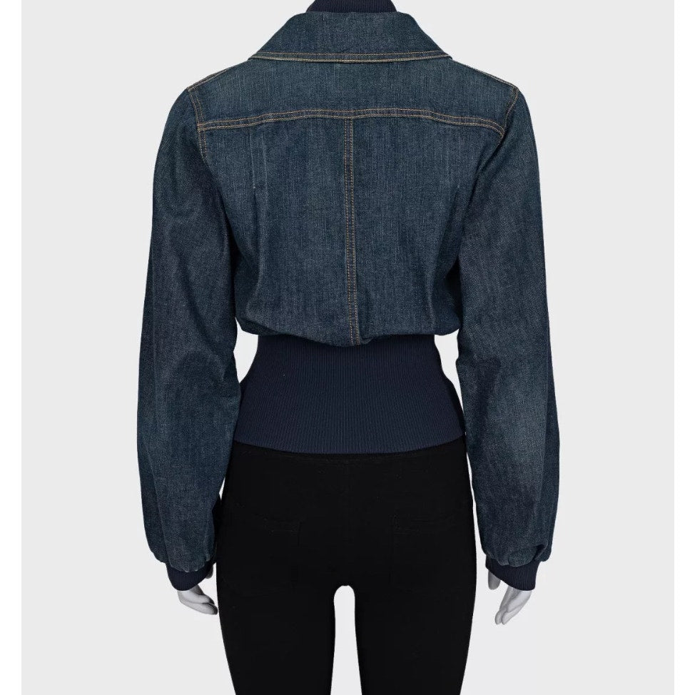 Dolce & Gabbana Fitted Denim Jacket - IT40 / Size S Pre-owned