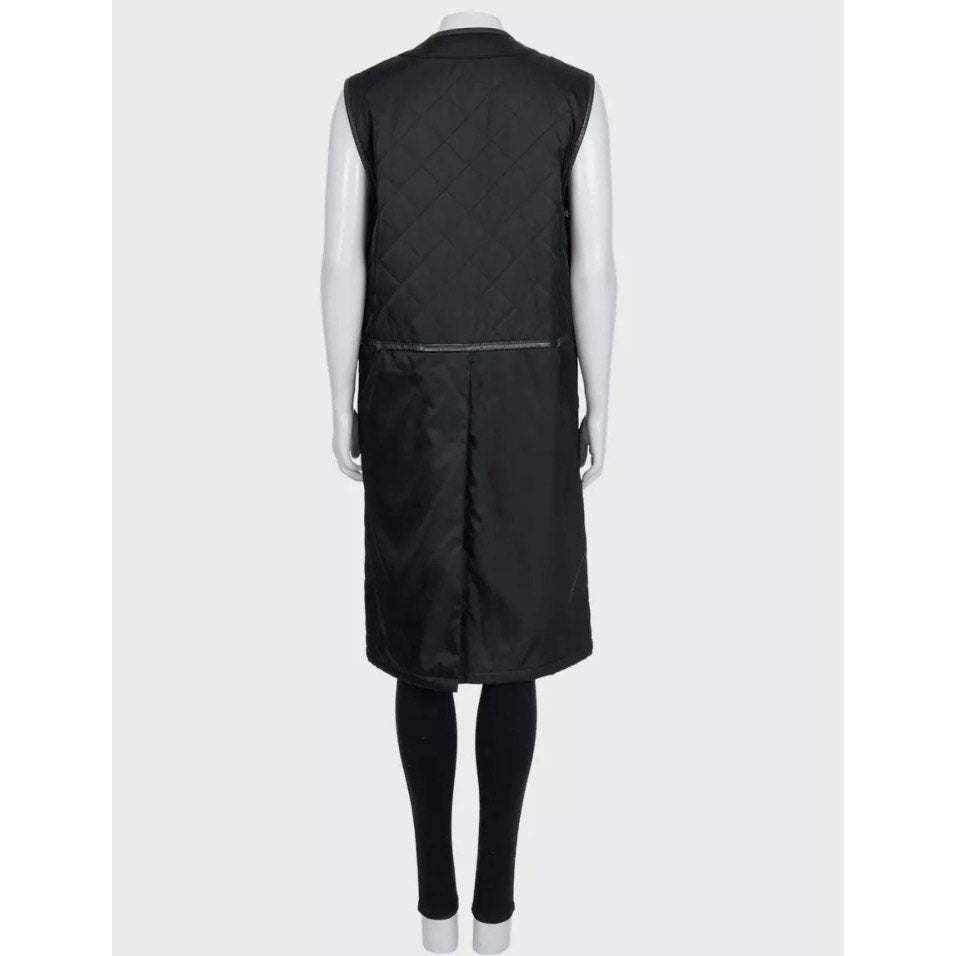 Prada Black Maxi Vest - IT48/XXL Pre-owned