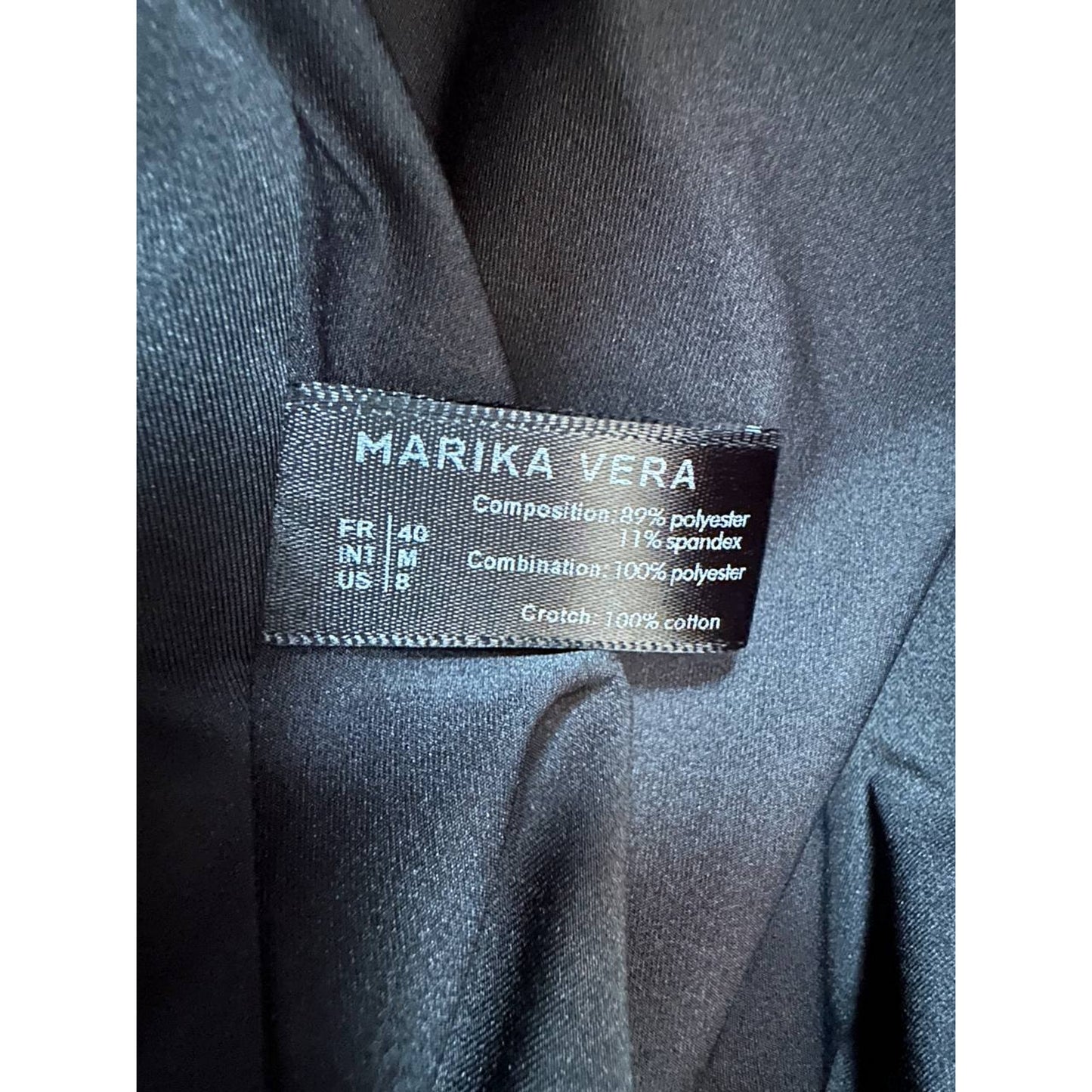 Marika Vera Deep V-neck Bodysuit Sz.40 Pre-owned