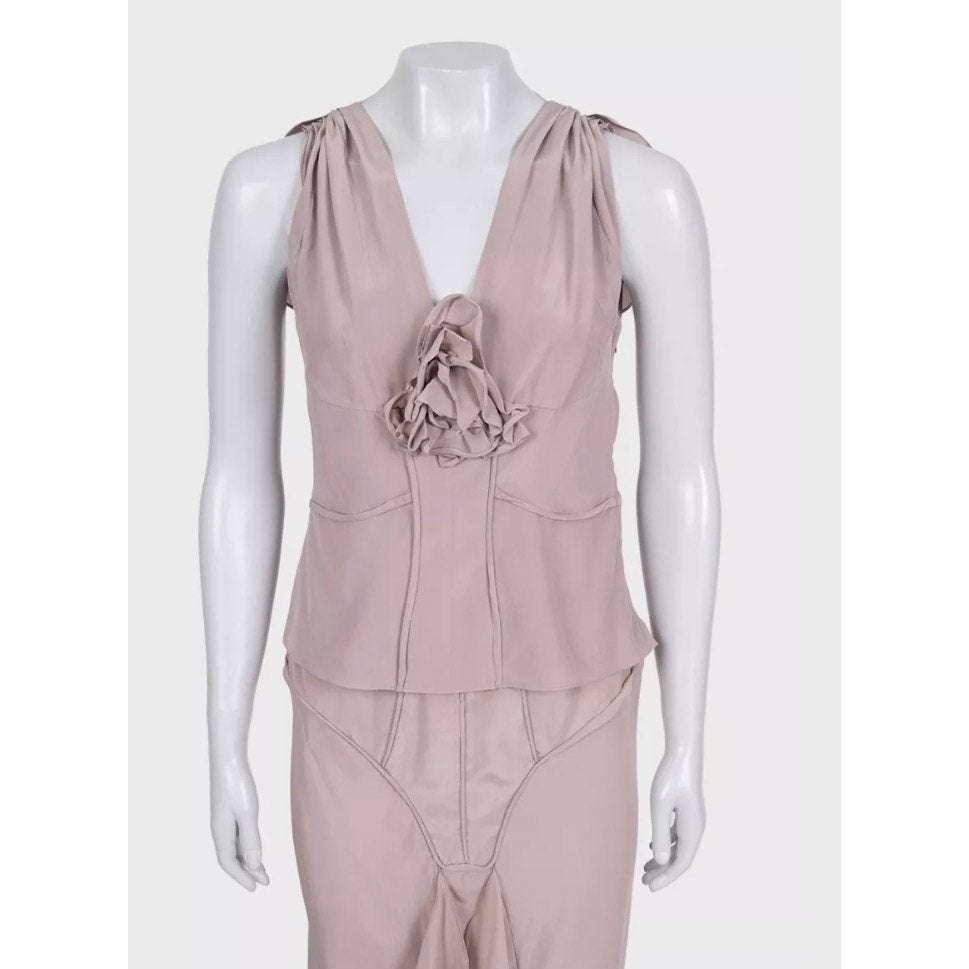 Yves Saint Laurent by Tom Ford Vintage Pink Suit Set S Pre-owned