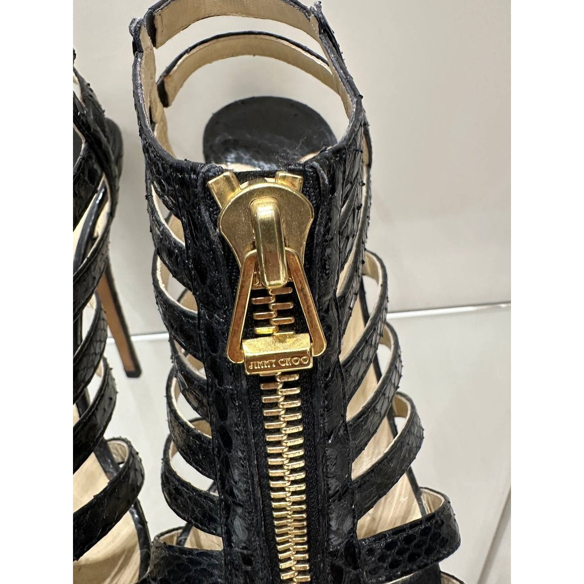 Jimmy Choo Strappy Sandals Sz.38.5 Pre-owned