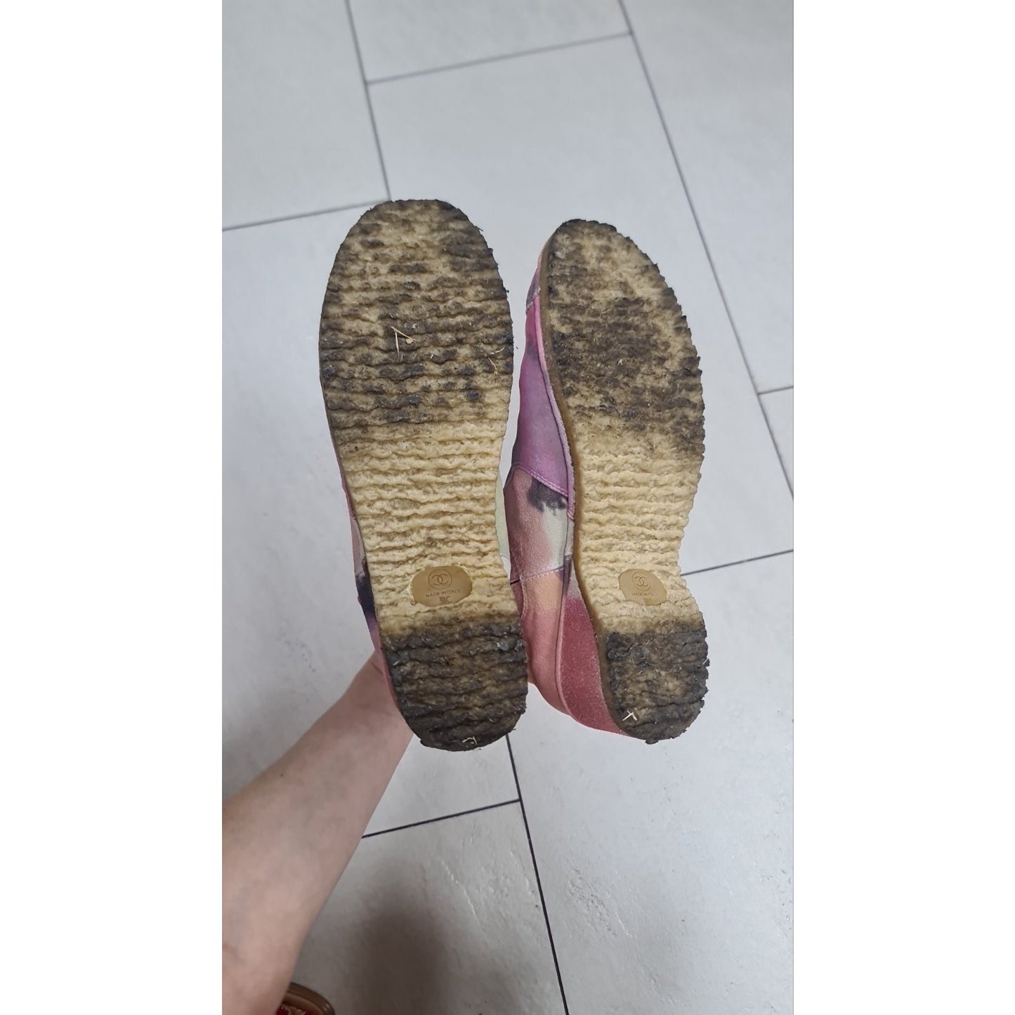 Chanel Tie-Dye Effect Boots Sz.38 Pre-owned